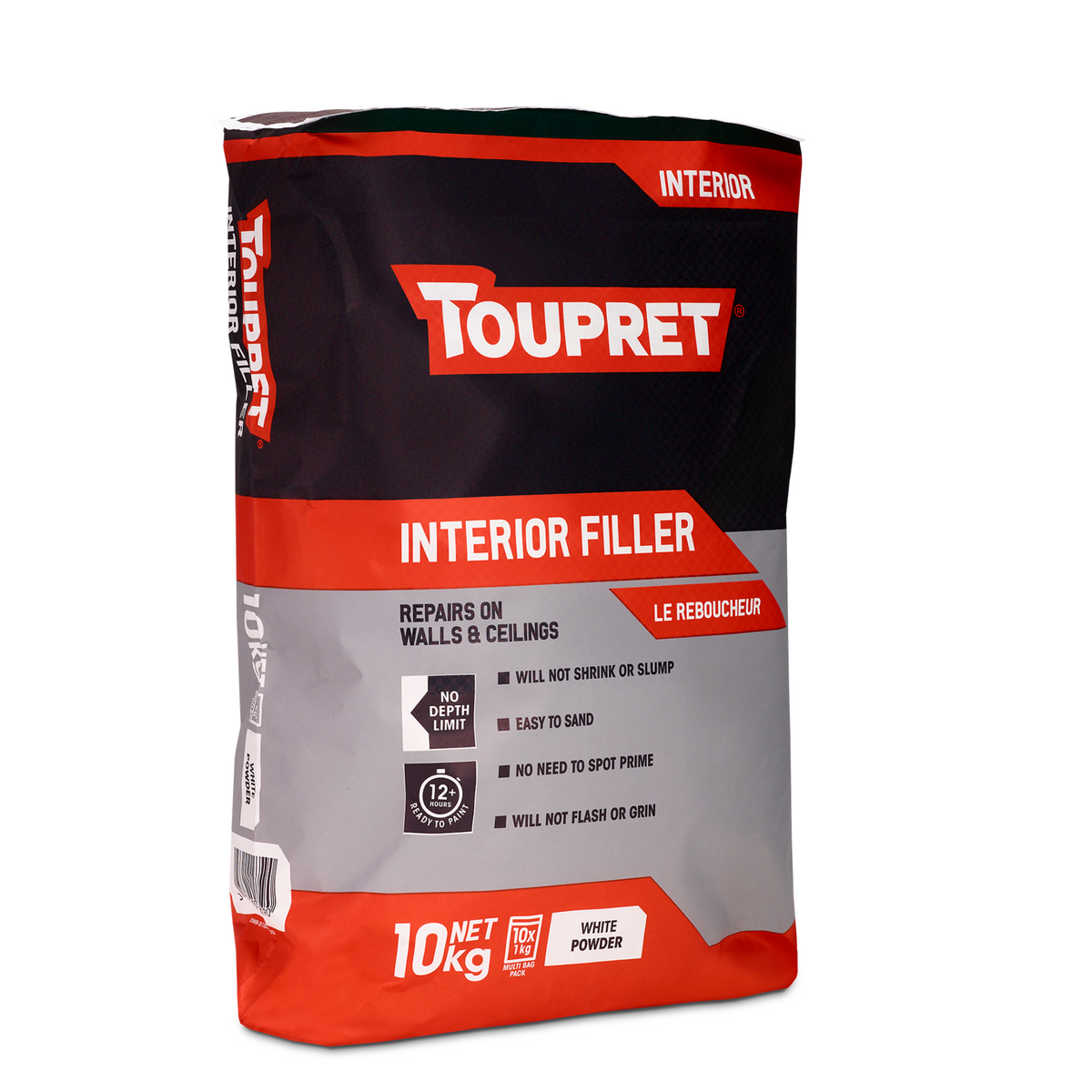 Toupret Interior Plaster Filler White