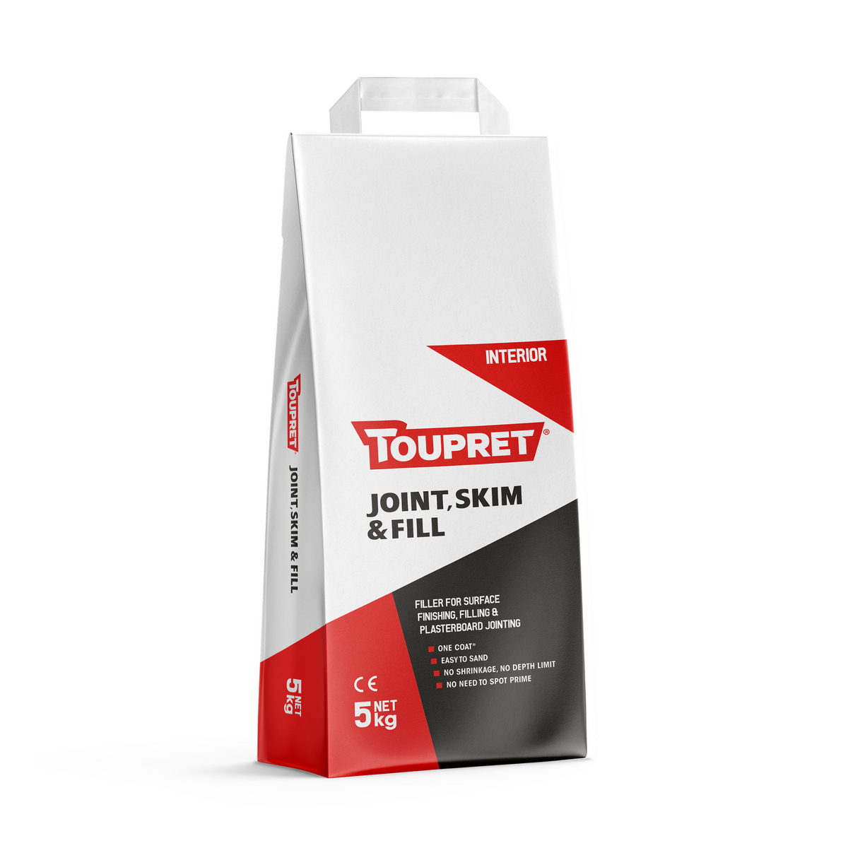 Toupret Joint, Skim & Fill Plaster Filler White (Interior)