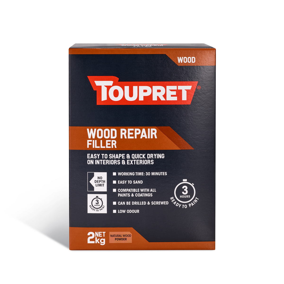 Toupret Wood Repair Powder Filler Natural (Interior/Exterior)