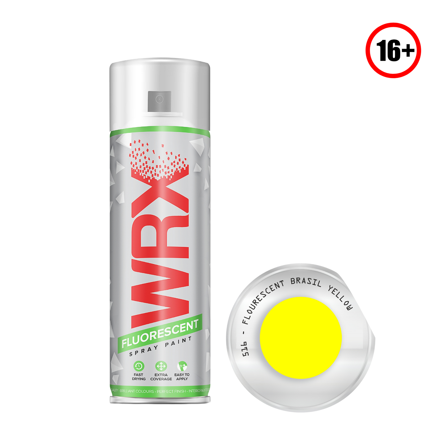 WRX Spray Paint Fluorescent Brasil Yellow 400ml