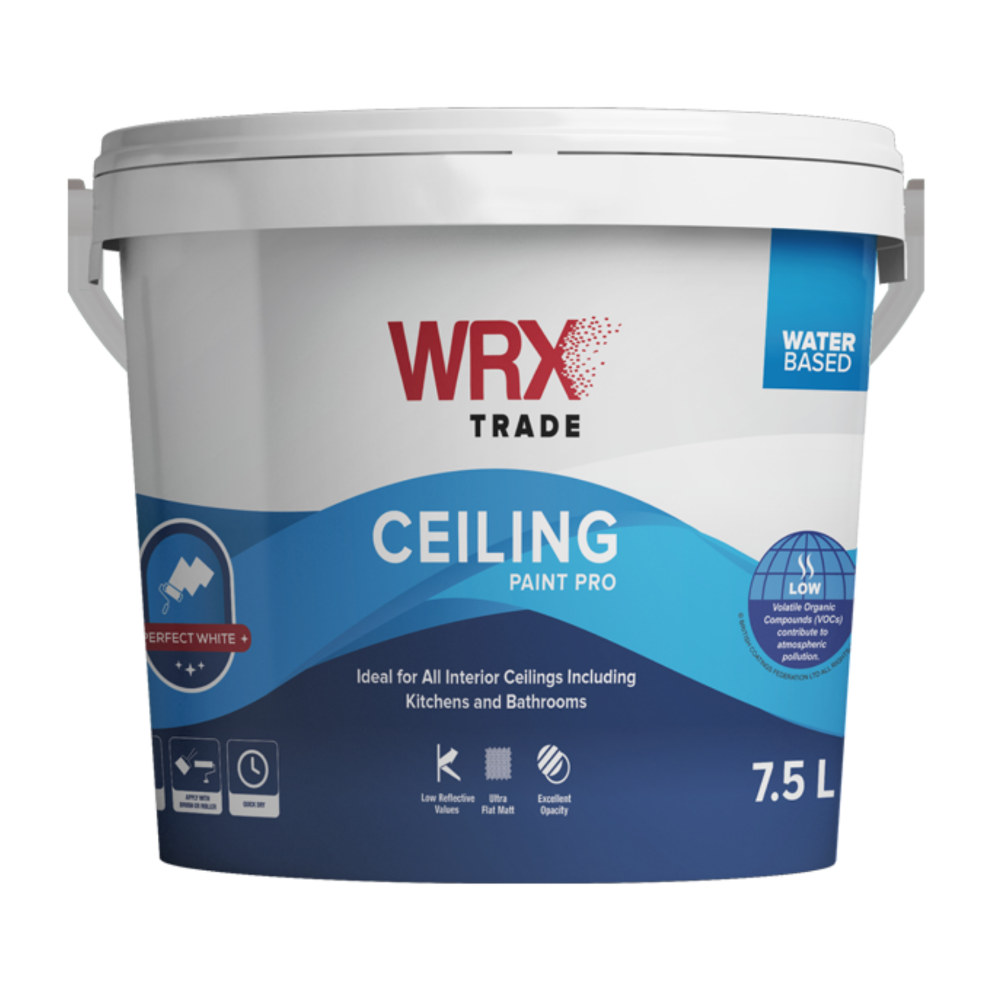 WRX Trade Ceiling Paint White 7.5L