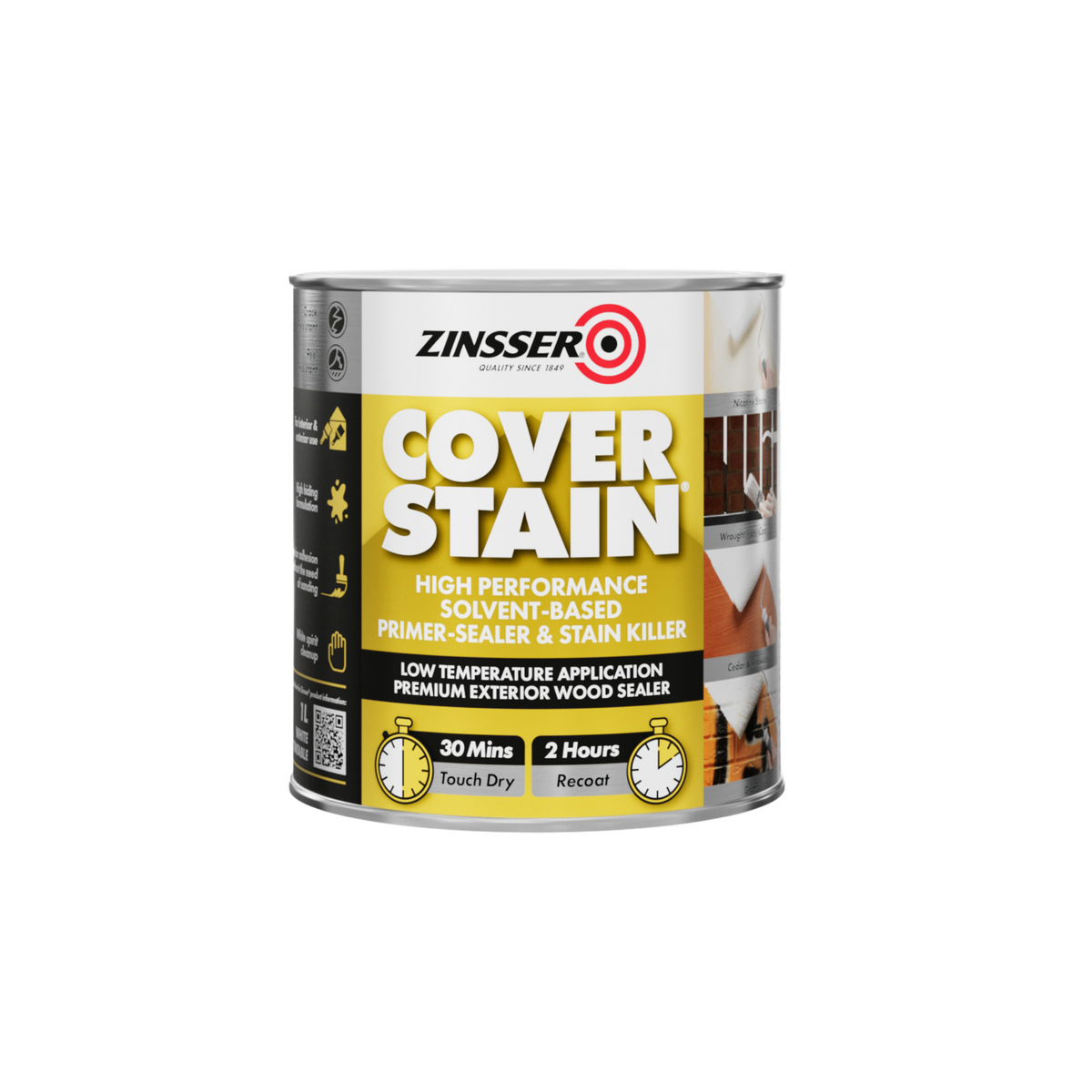 Zinsser Cover Stain All Purpose Stain Block Primer Sealer White