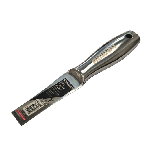 Allway One-Piece Stainless Steel Putty/Filling Knife 1"