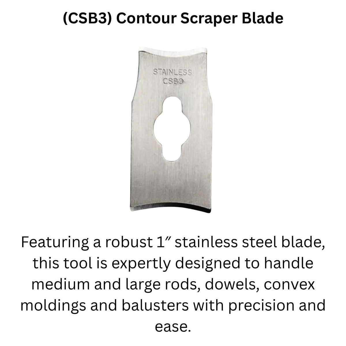 Allway Soft Grip Contour Scraper Set - 6 Piece