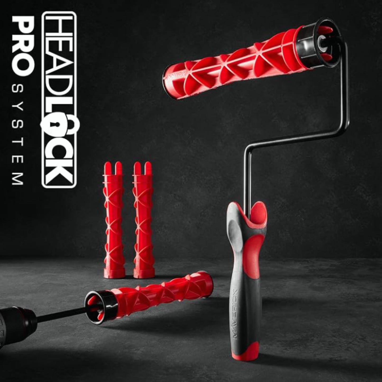 Maverick Headlock Paint Roller Frame 9"