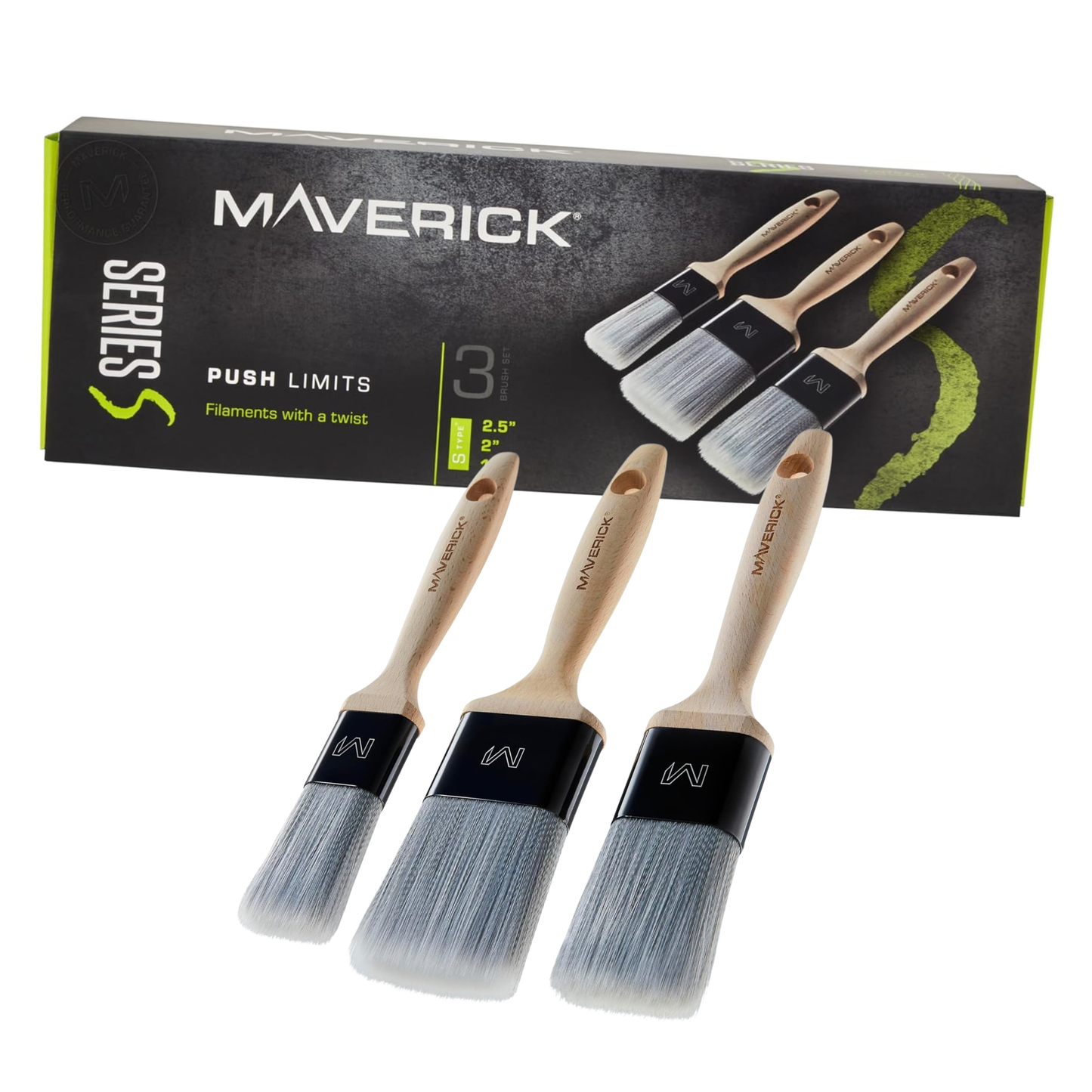 Maverick Series S Synthetic Paint Brush 2"