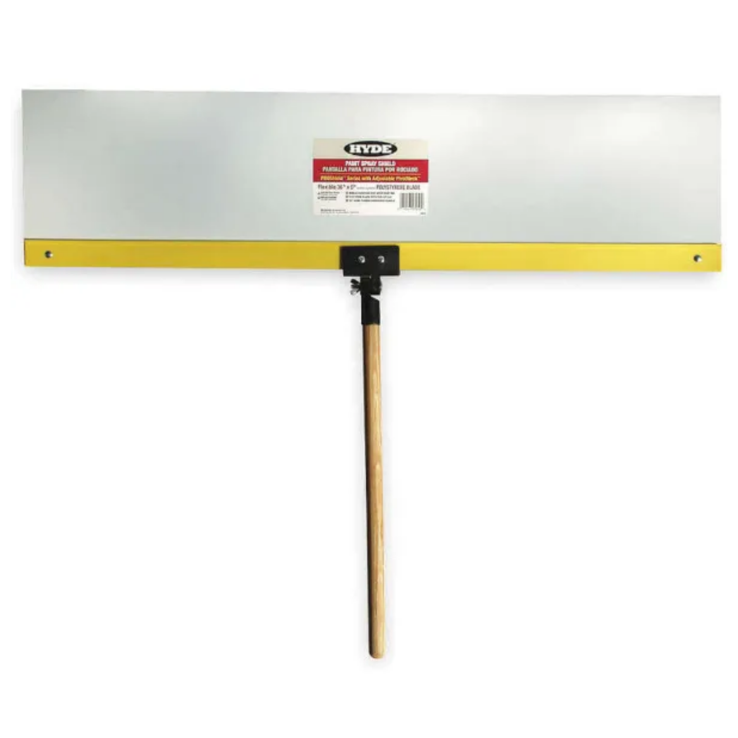 QTech - Hyde Aluminium Painters Spray Shield - Rigid 48" X 9"