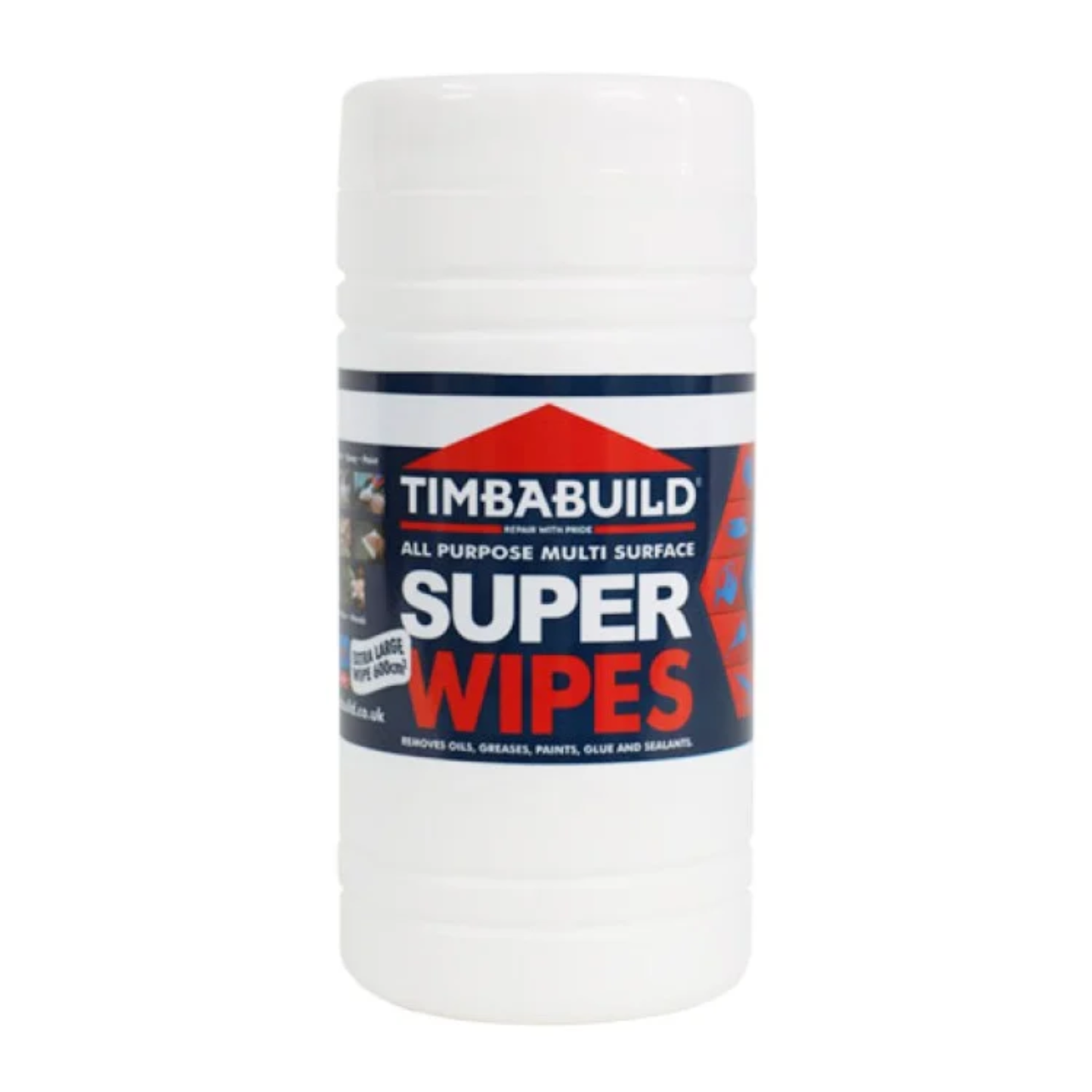 Timbabuild All Purpose Super Wipes - 80 Pack