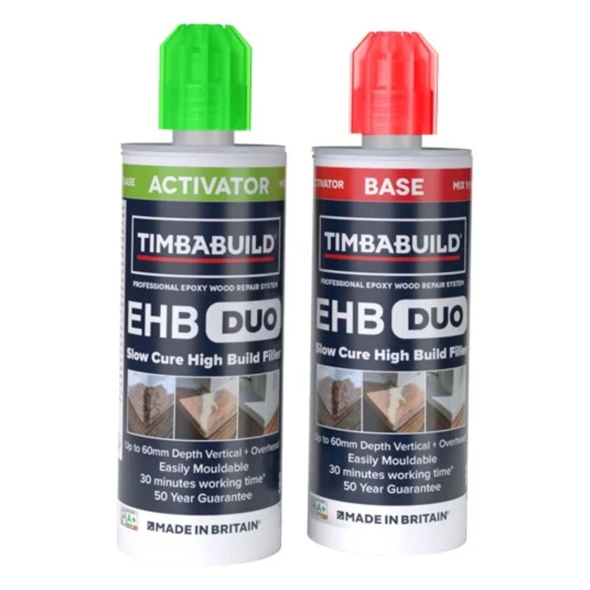 Timbabuild EHB 1:1 Duo Epoxy High Build Slow Cure Resin Wood Filler 360ml