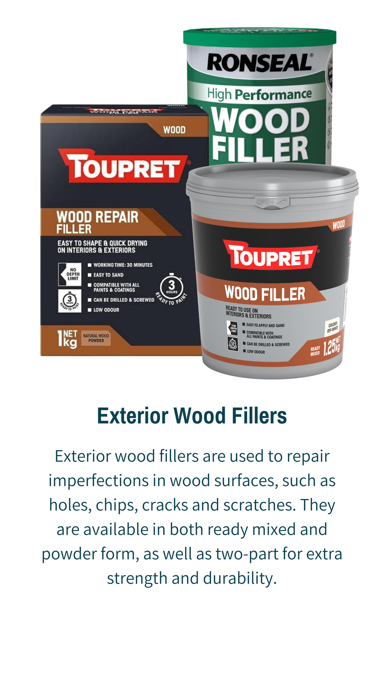 Exterior Wood Fillers