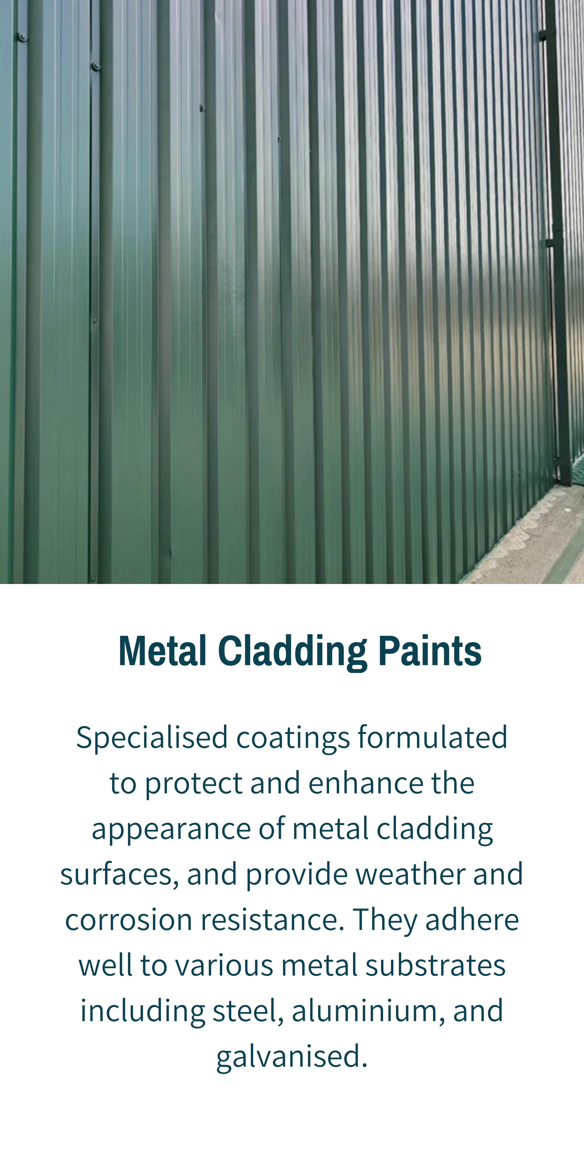 Metal Cladding Paints – Decorating Supplies Online