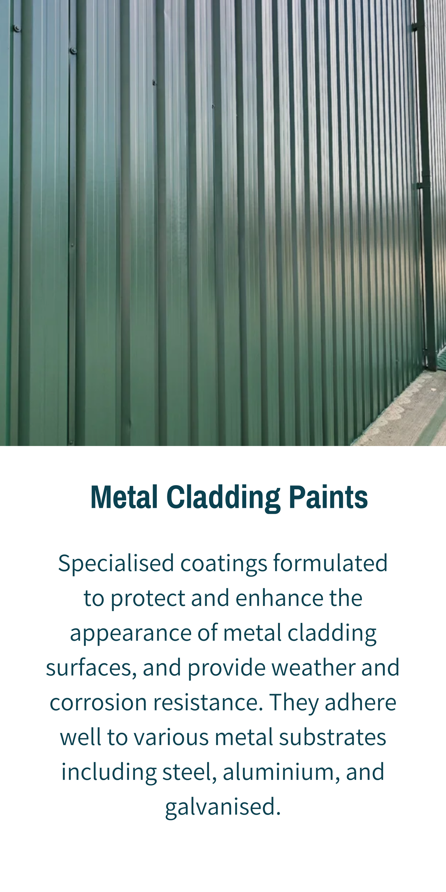 Metal Cladding Paints