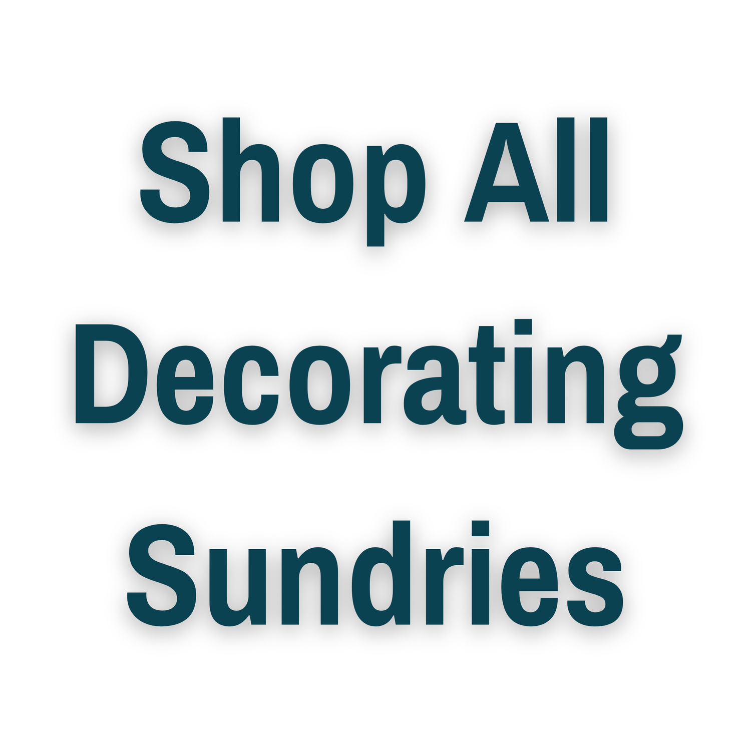 All Decorating Tools & Sundries