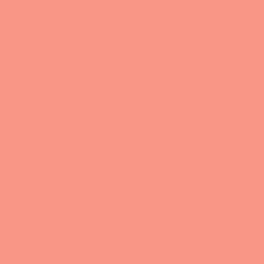 Solid light pink coral colour swatch showing Benjamin Moore Pink Polka Dot 004 paint colour