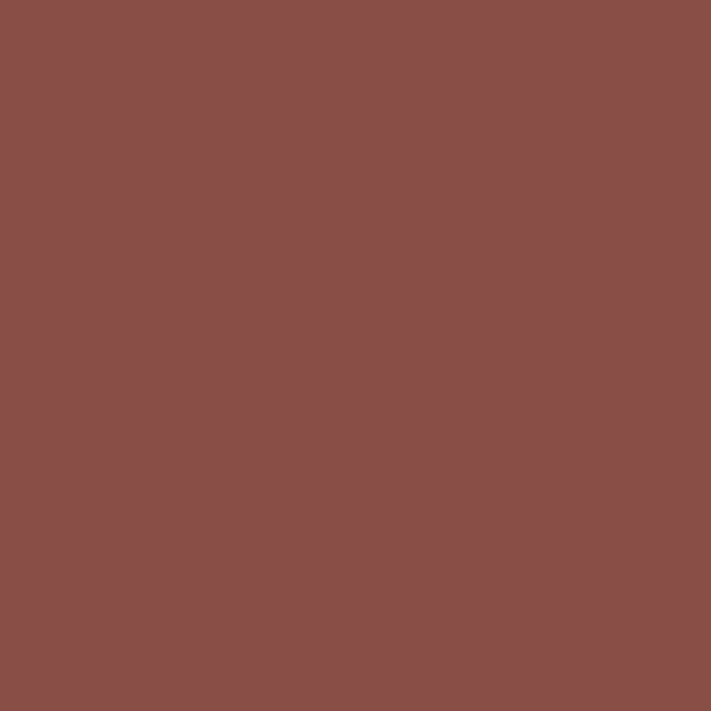 Solid dark brown pink colour swatch showing Benjamin Moore Burnt Russet 042 paint colour
