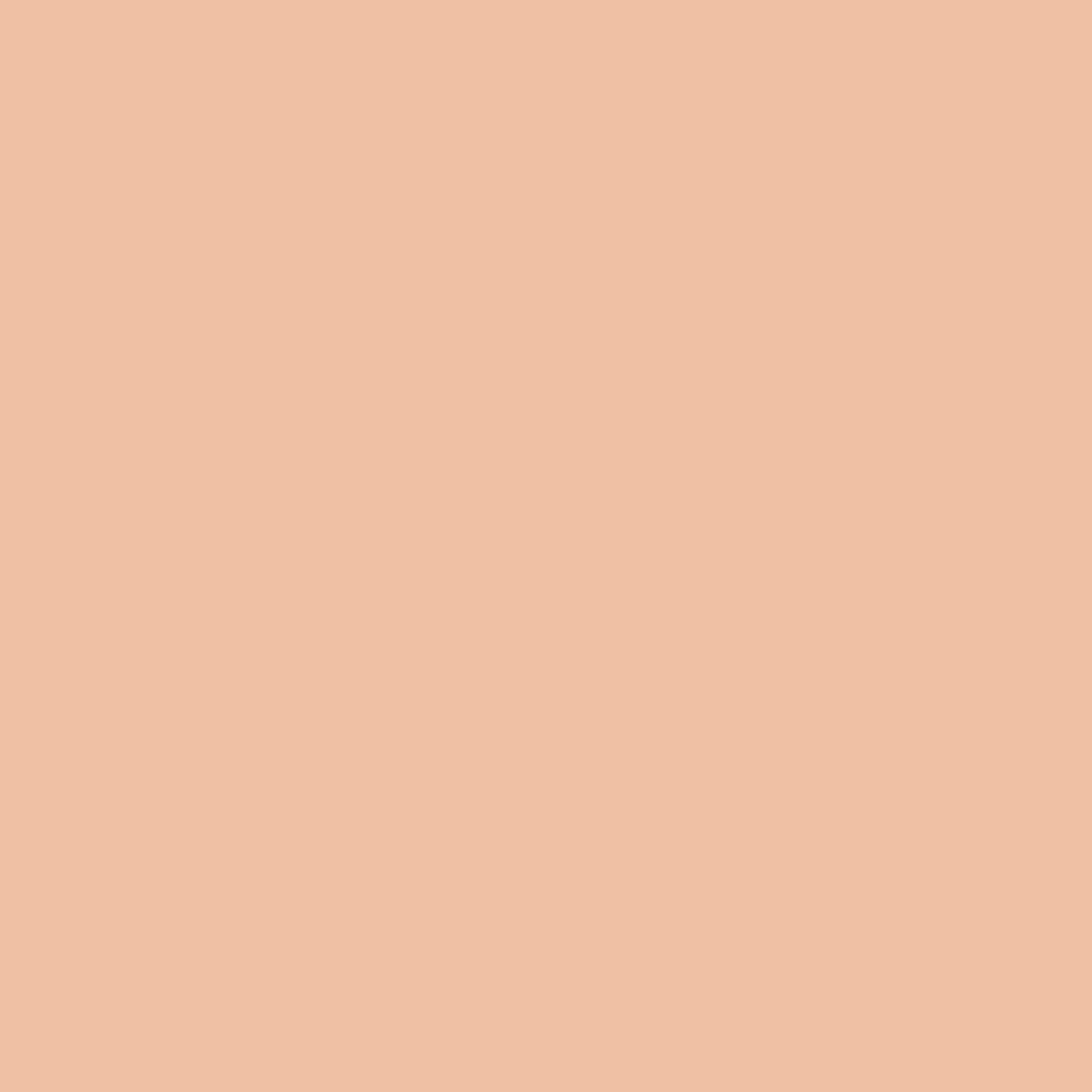 Solid light pale pink colour swatch showing Benjamin Moore Fresh Peach 060 paint colour