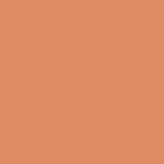 Solid mid tone orange colour swatch showing Benjamin Moore Golden Cherry 069 paint colour
