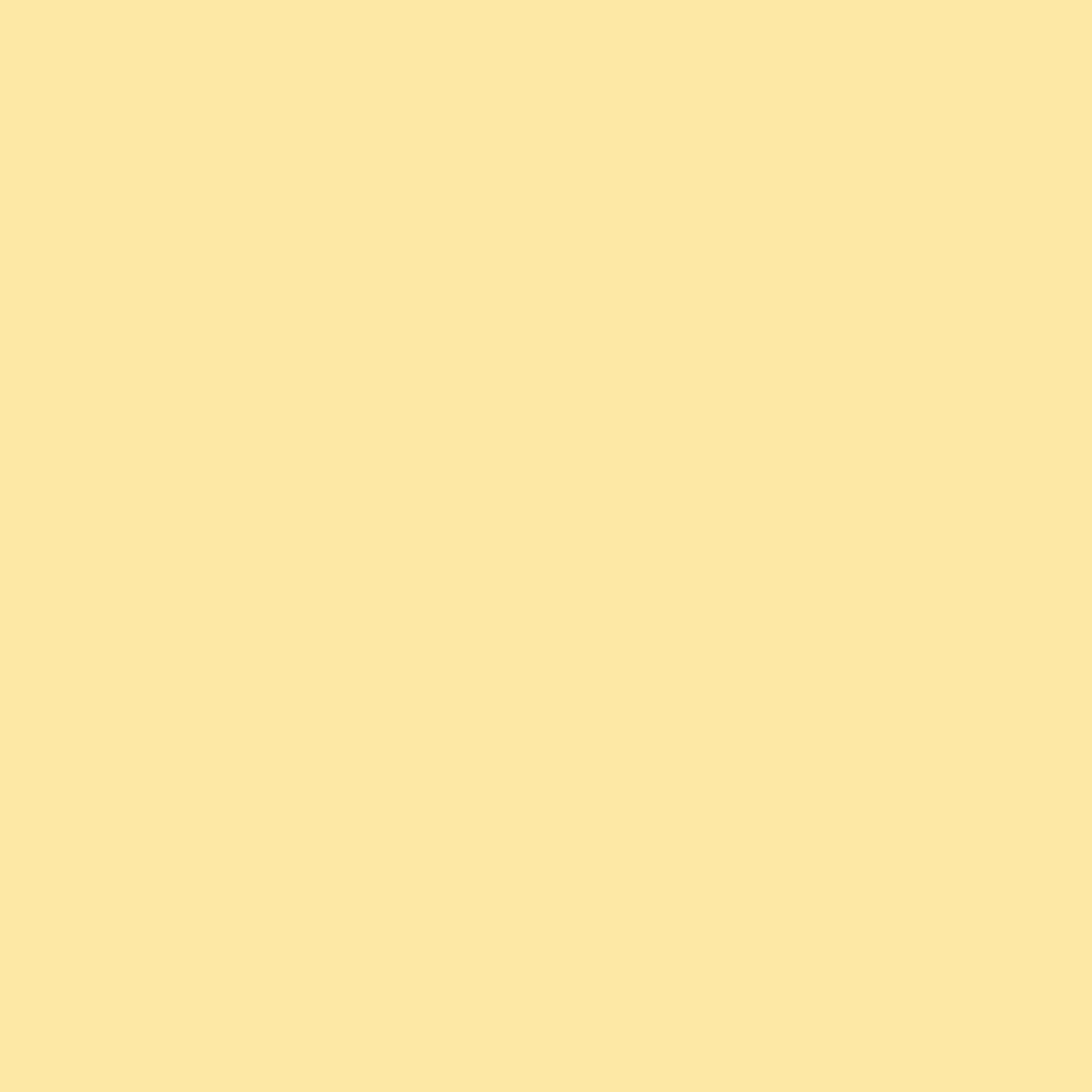 Solid light yellow colour swatch showing Benjamin Moore Squish Squash 311 paint colour