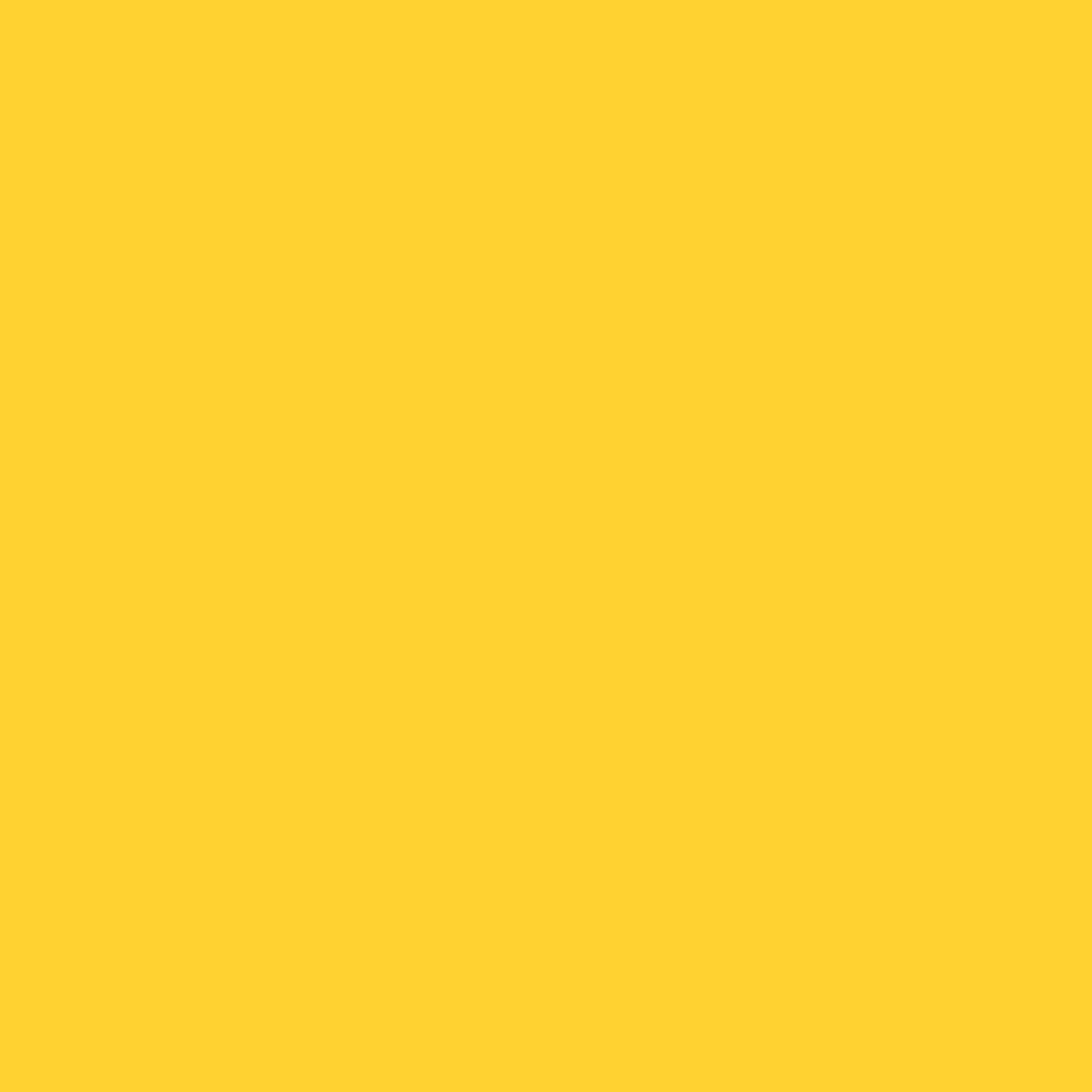 Solid bold bright yellow colour swatch showing Benjamin Moore Viking Yellow 321 paint colour