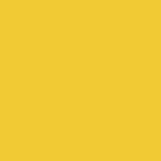 Solid bright yellow colour swatch showing Benjamin Moore Sunrays 343 paint colour