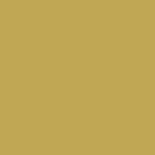 Solid deep yellow tan colour swatch showing Benjamin Moore Gibson Gold 378 paint colour