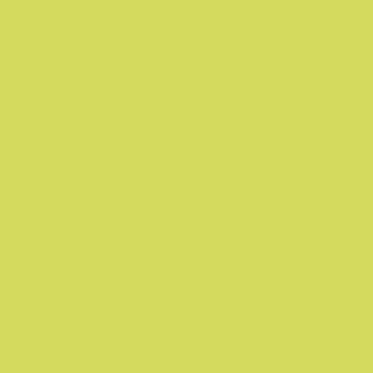 Solid vibrant lime green colour swatch showing Benjamin Moore Chamomile 397 paint colour