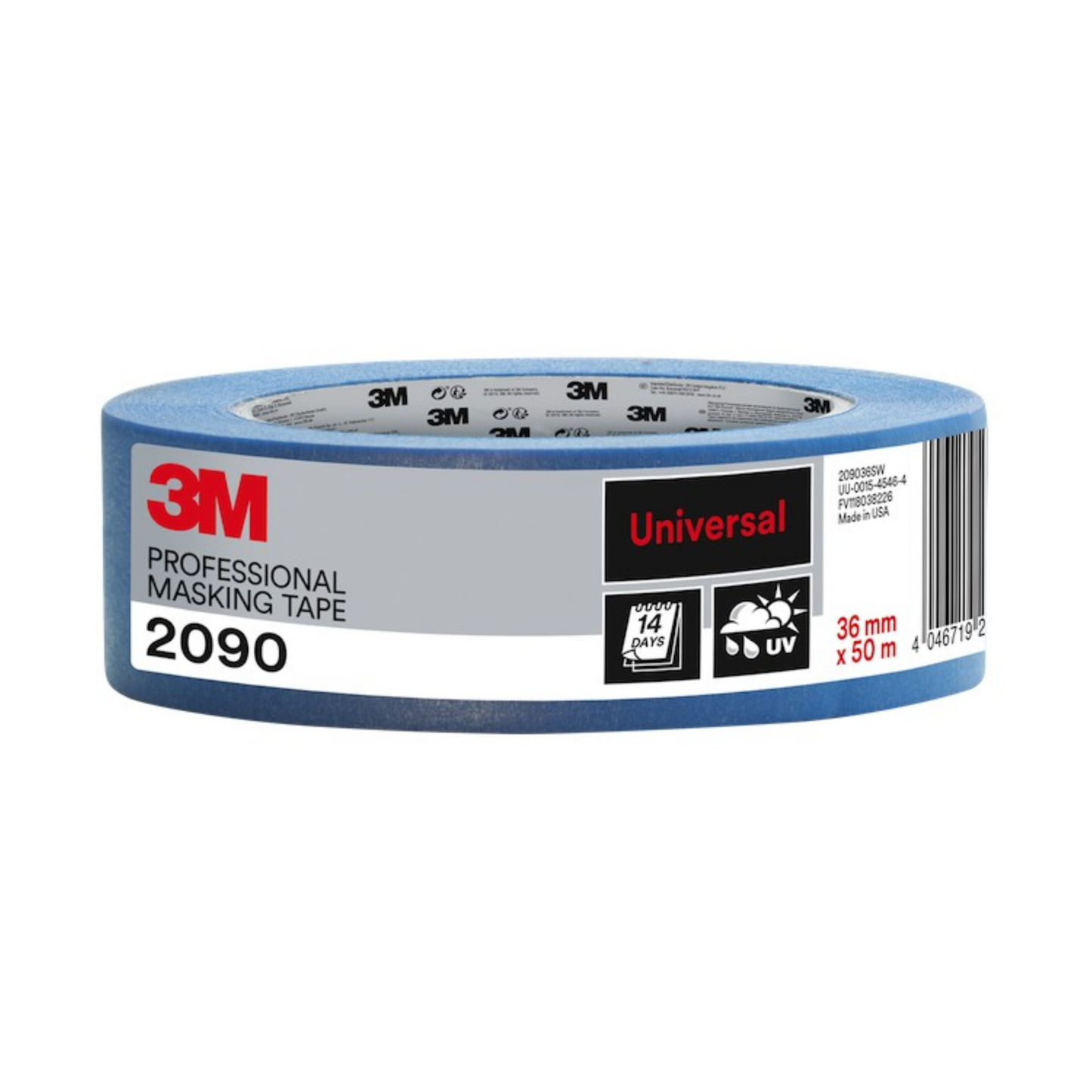 3M PROFESSIONAL MULTI-SURFACE 14 DAY MASKING TAPE (2090 BLUE)