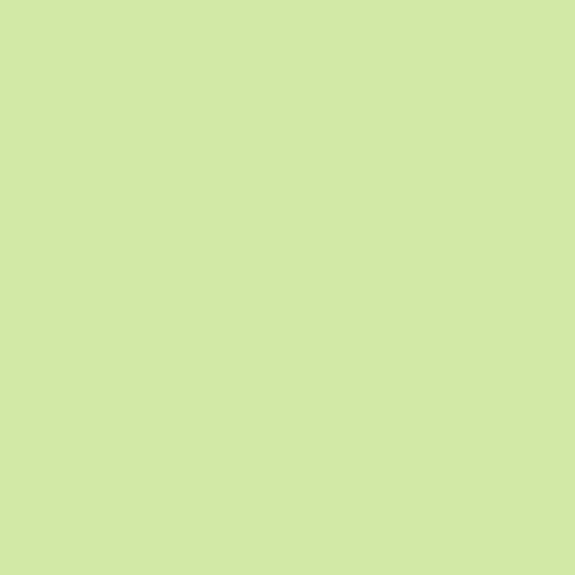 Solid mid tone green colour swatch showing Benjamin Moore Citron Cocktail 410 paint colour