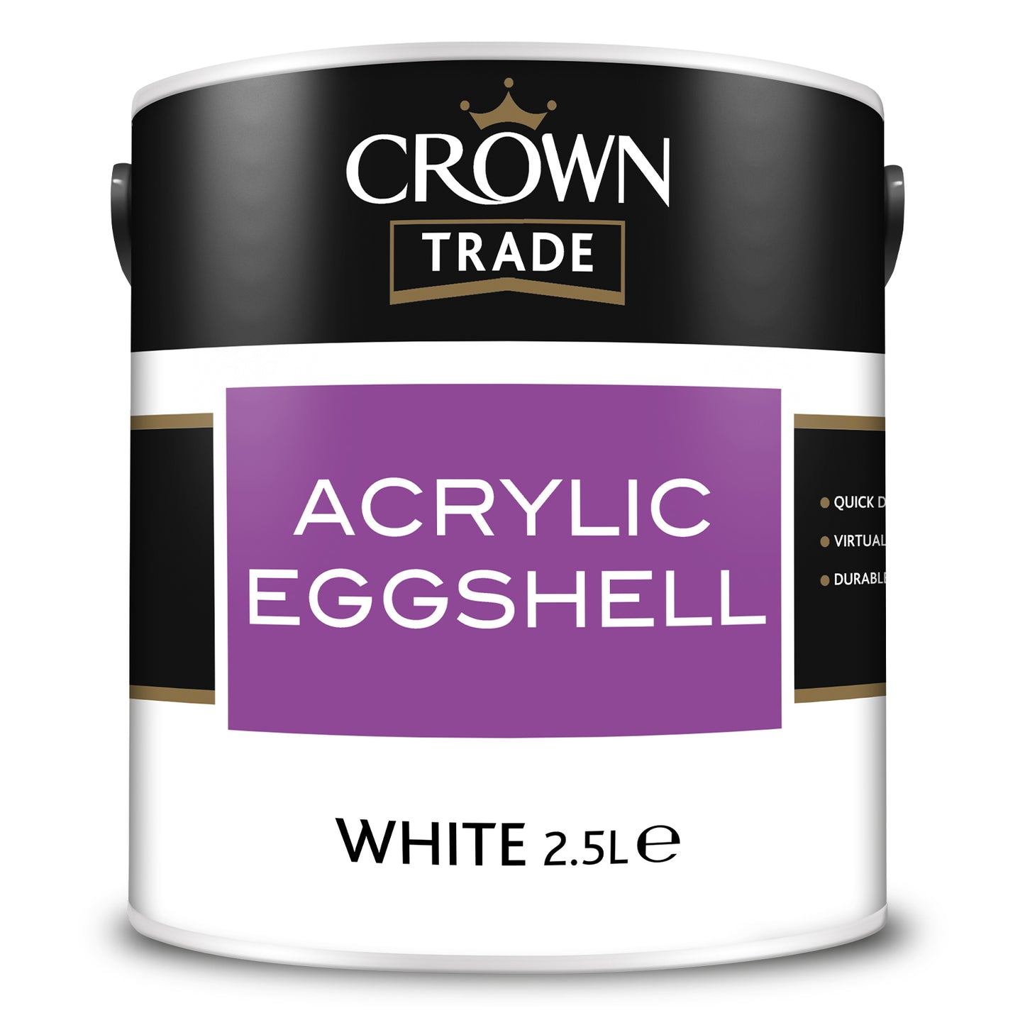 CROWN TRADE ACRYLIC EGGSHELL WHITE