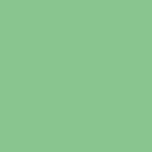 Solid mid tone green colour swatch showing Benjamin Moore Branch Brook Green 572 paint colour