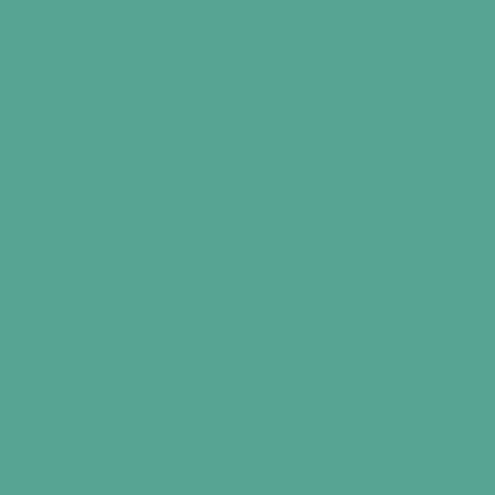 Solid deep turquoise green colour swatch showing Benjamin Moore Captivating Teal 649 paint colour