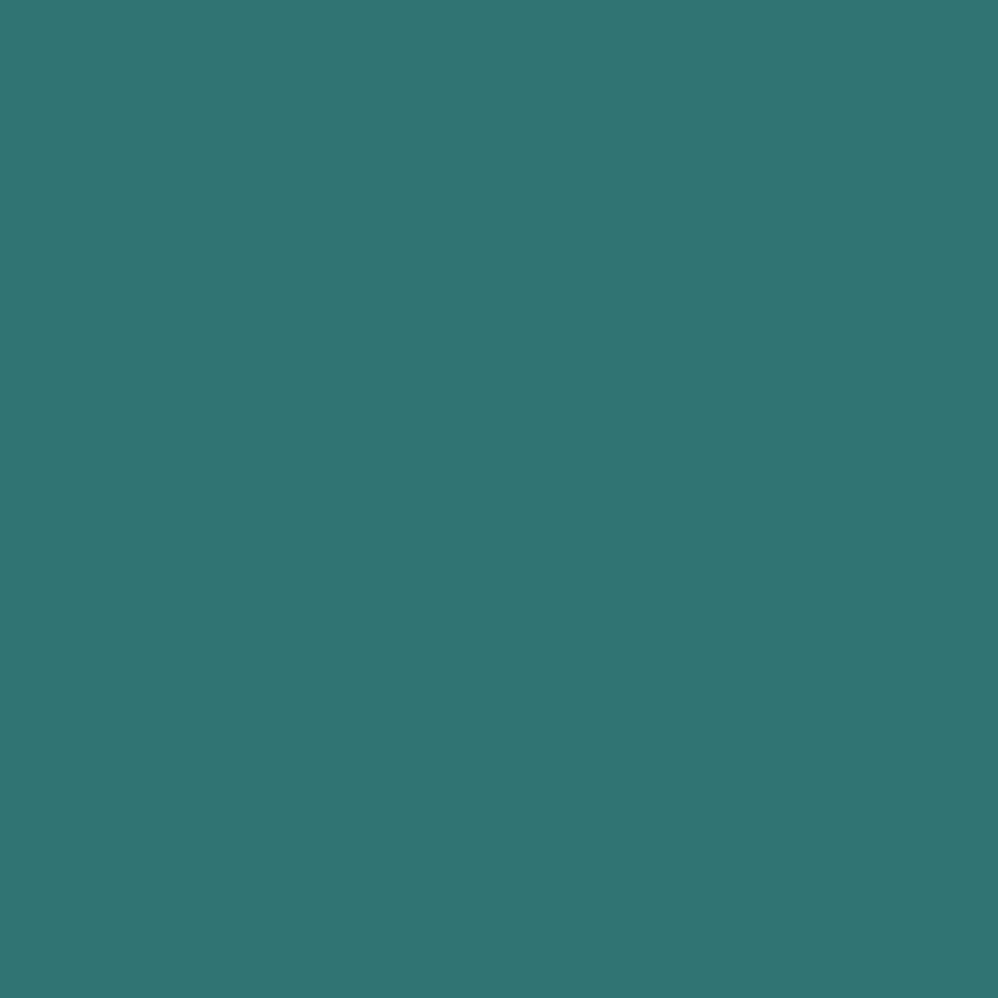 Solid deep teal green colour swatch showing Benjamin Moore Intercoastal green 672 paint 