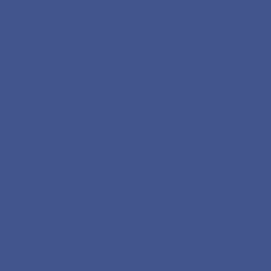 Solid deep blue colour swatch showing Benjamin Moore Southern Belle 819 paint colour