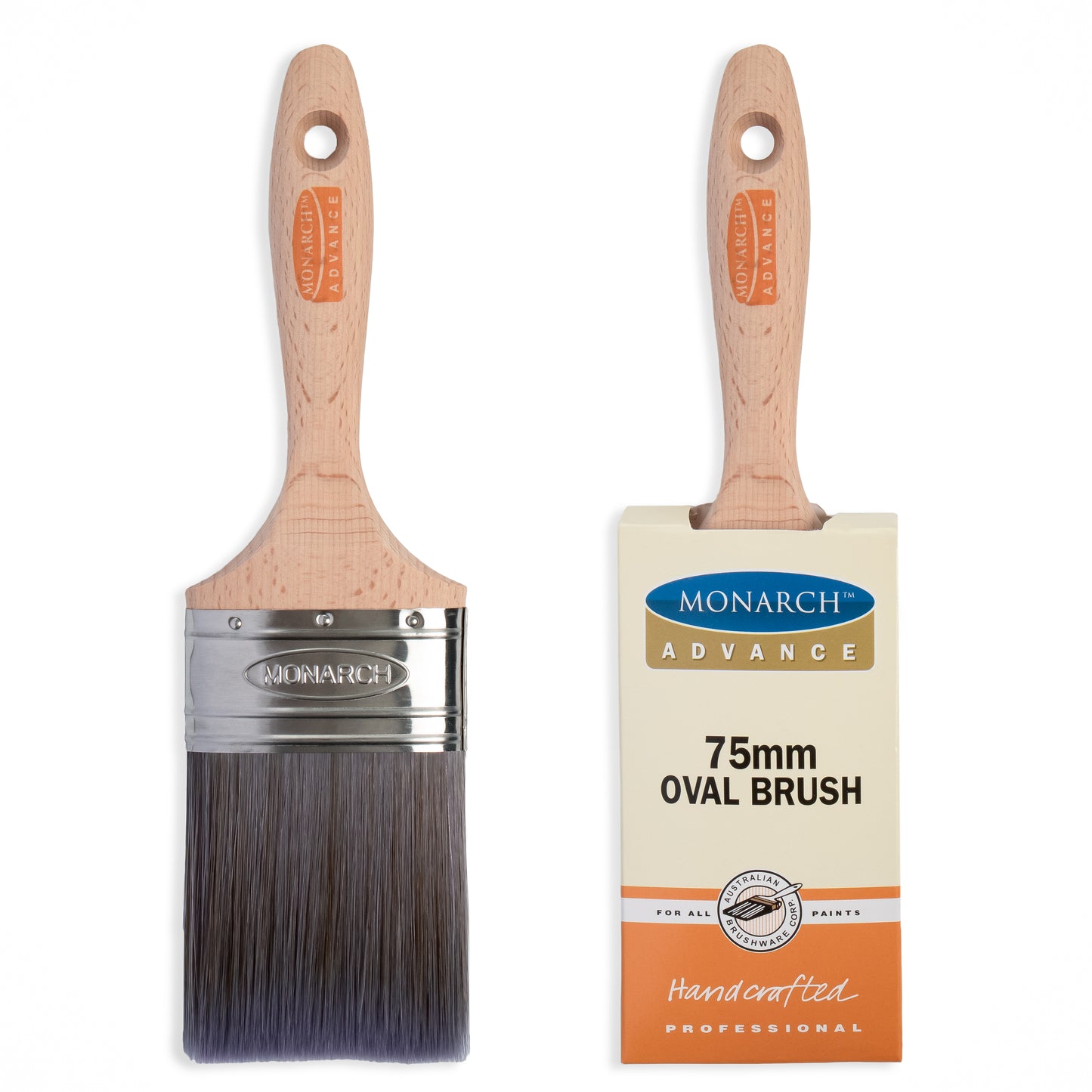 MONARCH ADVANCE OVAL BRUSHES SET OF 2 (2.5", 3") - BUNDLE