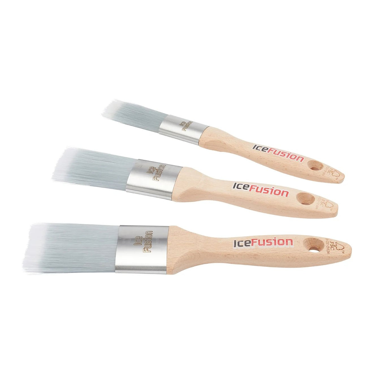Prodec Advance Ice Fusion Oval Paint Brushes - 3 Pack