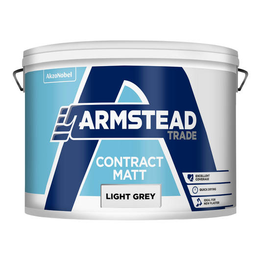 ARMSTEAD TRADE CONTRACT MATT EMULSION LIGHT GREY