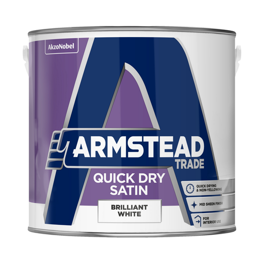 ARMSTEAD TRADE QUICK DRY SATIN BRILLIANT WHITE