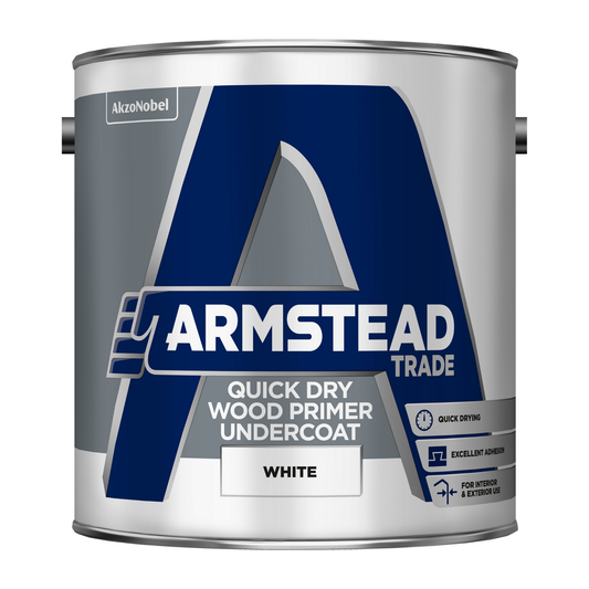 ARMSTEAD TRADE QUICK DRY WOOD PRIMER UNDERCOAT WHITE