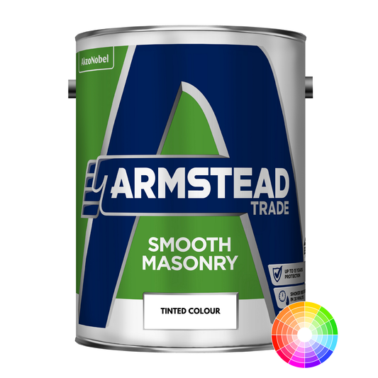 ARMSTEAD TRADE SMOOTH MASONRY PAINT TINTED COLOUR