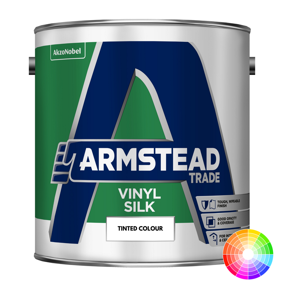 Armstead Trade Vinyl Silk Emulsion Tinted Colour – Decorating Supplies ...