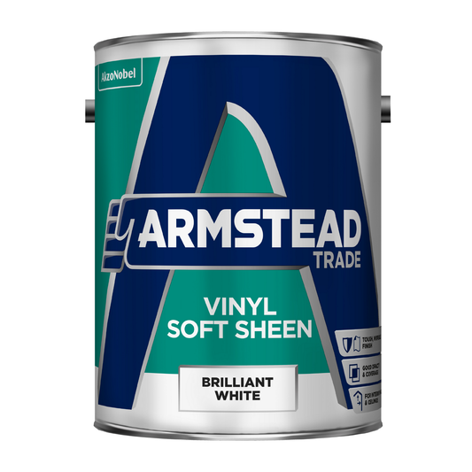 ARMSTEAD TRADE VINYL SOFT SHEEN BRILLIANT WHITE