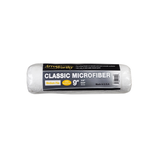 ARROWORTHY CLASSIC MICROFIBRE ROLLER SLEEVE MEDIUM PILE 9"