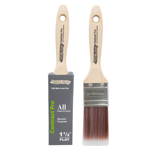 ARROWORTHY CONTRACT PRO FLAT PAINT BRUSH 1.5"