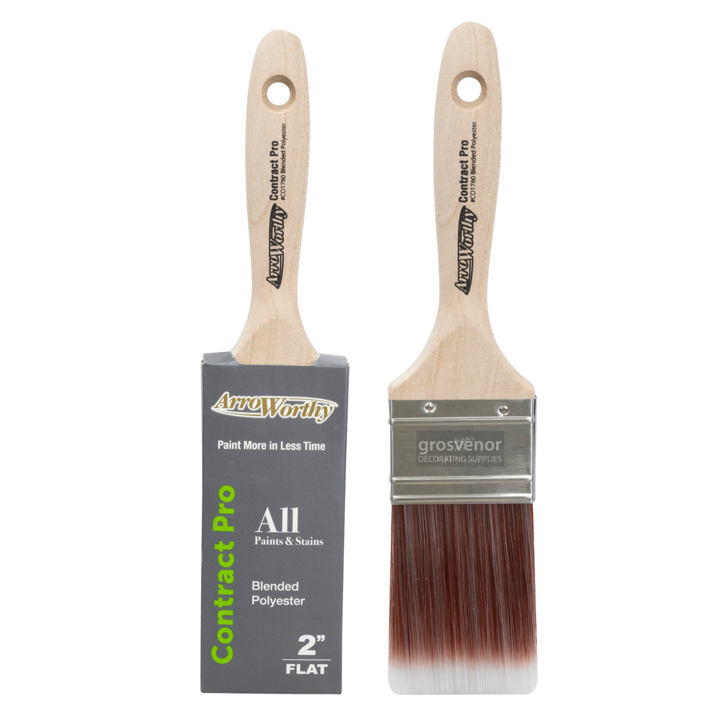 ARROWORTHY CONTRACT PRO FLAT PAINT BRUSH 2"