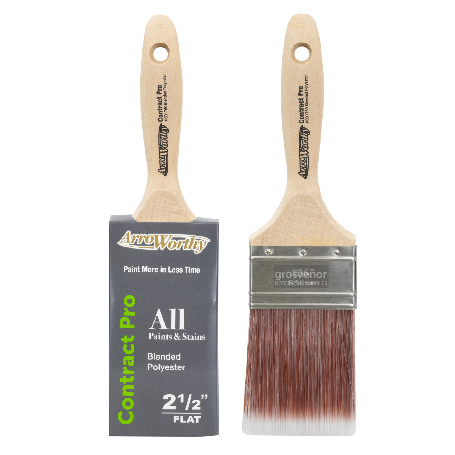 ARROWORTHY CONTRACT PRO FLAT PAINT BRUSH 2.5"