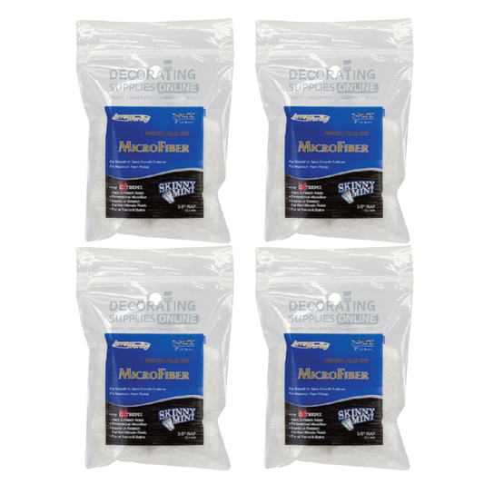 Arroworthy Skinny Mini Roller Sleeve 2" - 4 x 2 Pack (8 Sleeves) - Bundle