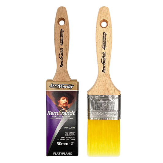 ARROWORTHY REMBRANDT STRAIGHT BEAVERTAIL PAINT BRUSH 2"