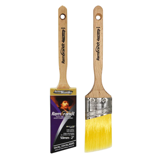 ARROWORTHY REMBRANDT OVAL ANGLED SASH PAINT BRUSH 2"