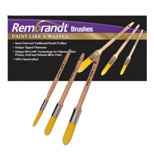 ARROWORTHY REMBRANDT STYLUS SASH PAINT BRUSHES BOX SET 3 PACK