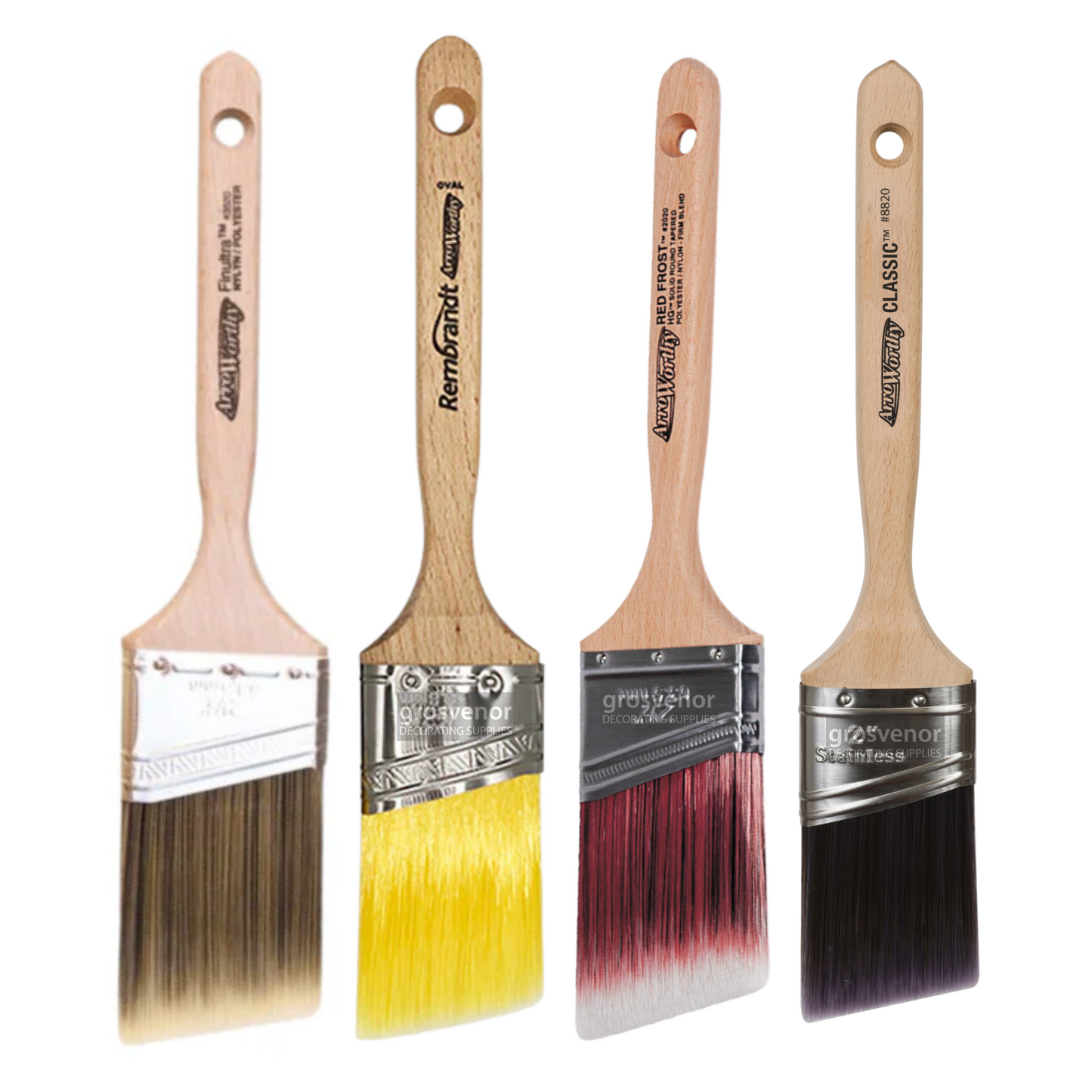 ARROWORTHY SELECTION BOX BRUSH SET 4 PACK